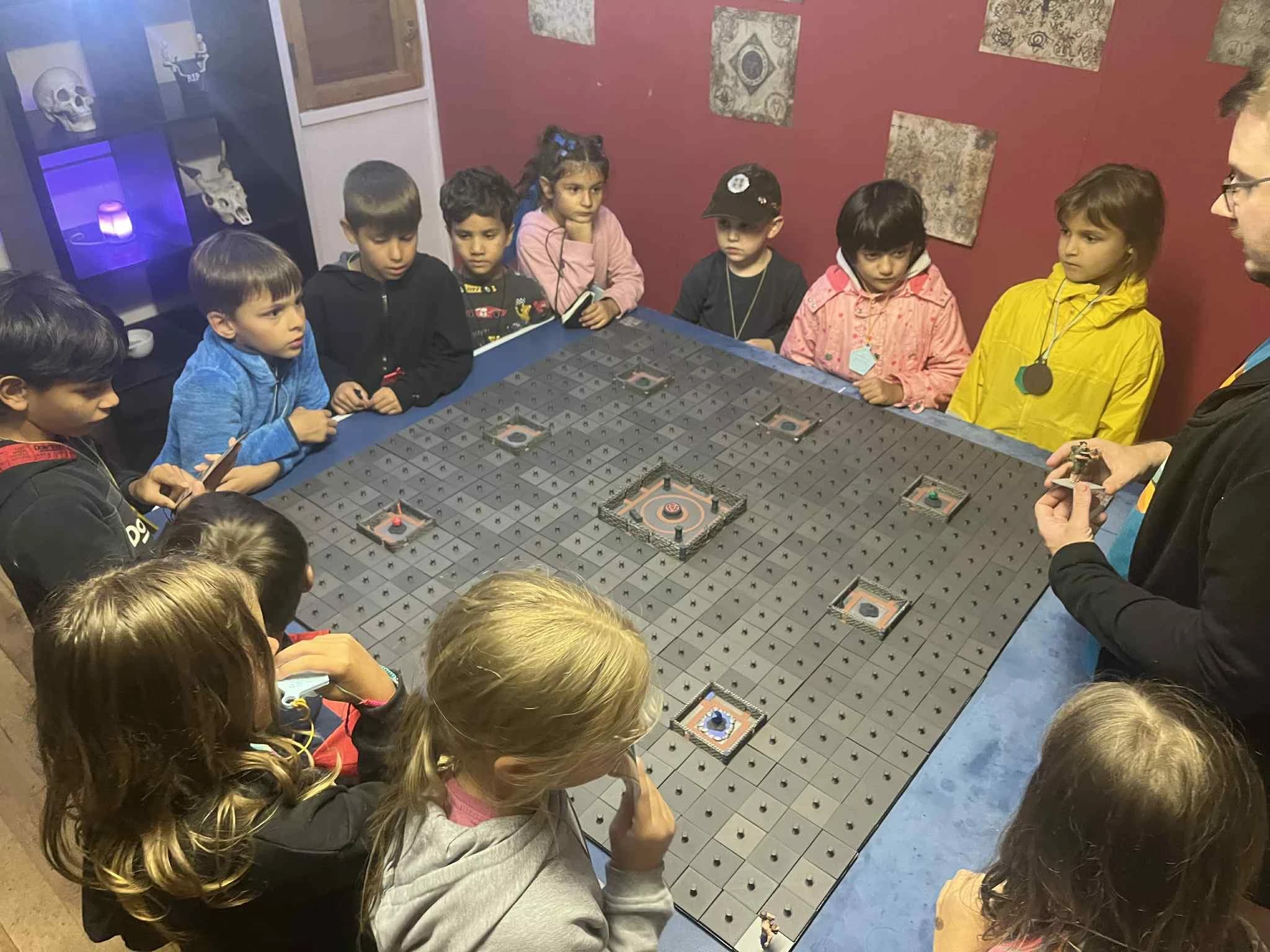 Mladší děti při celotáborové hře